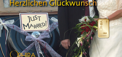 Just Married Gold einmal